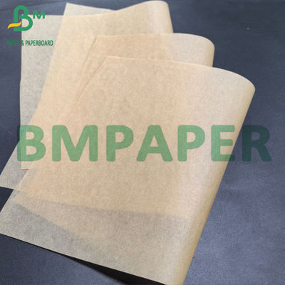 40 g 50 g de papel artesanal MG marrón sin blanquear con nervaduras de papel Kraft para embalaje
