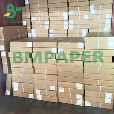 80g 24&quot; x 150ft Papel de trazado azul con fondo blanco para dibujos de ingeniería