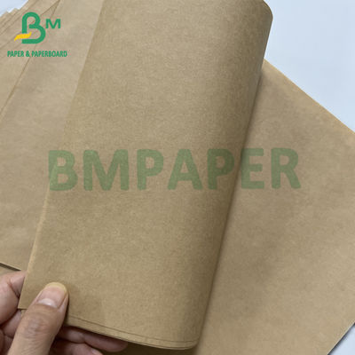 Papel de bolsas Kraft de 100 gramos de color marrón no blanqueado