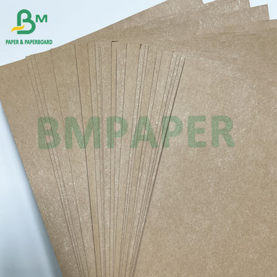 Embalaje de comida rápida Kraft marrón 270 gm Papel recubierto de PE a prueba de grasa