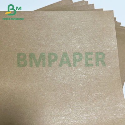 Embalaje de comida rápida Kraft marrón 270 gm Papel recubierto de PE a prueba de grasa