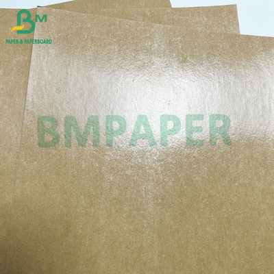 72 * 102 cm Impermeable a aceite Impermeable a agua Envases para bocadillos Papel Kraft PE