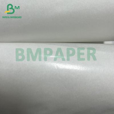 45 gsm + 10 gsm Papel de embalaje de hamburguesas blanco con revestimiento en PE brillante de un lado Papel de carnicero