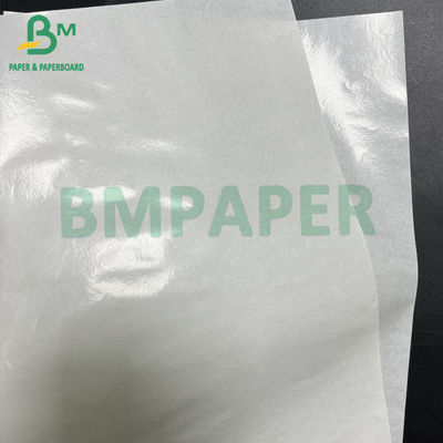 50 gsm + 10 gsm Papel alimenticio kraft blanco con recubrimiento en PE brillante de un solo lado