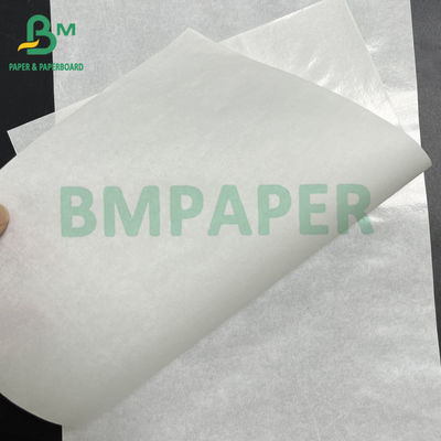 50 gsm + 10 gsm Papel alimenticio kraft blanco con recubrimiento en PE brillante de un solo lado
