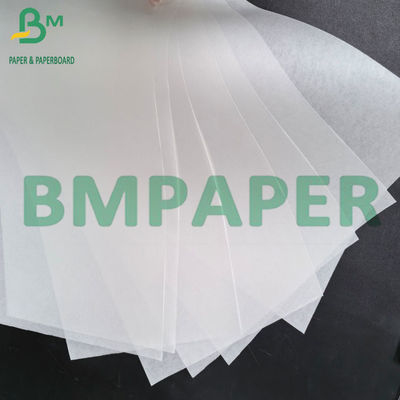 40 g de papel Kraft MG blanco impermeable a la grasa, papel recubierto con aceite de silicona para el embalaje de azúcar