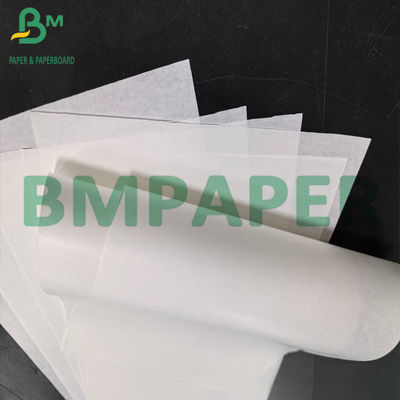 40 g de papel Kraft MG blanco impermeable a la grasa, papel recubierto con aceite de silicona para el embalaje de azúcar
