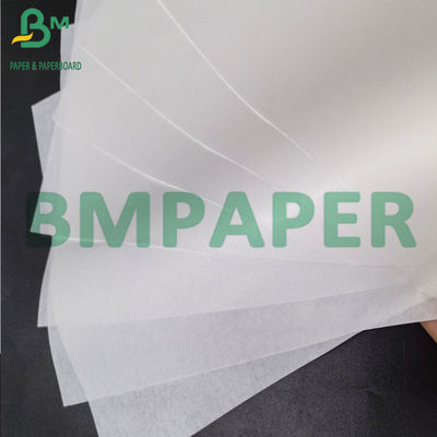40 g de papel Kraft MG blanco impermeable a la grasa, papel recubierto con aceite de silicona para el embalaje de azúcar