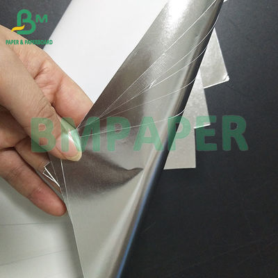 Resistencia a la humedad e impermeabilidad Plata Aluminizada Resistencia a la humedad Papel metalizado Para la impresión de etiquetas de cerveza