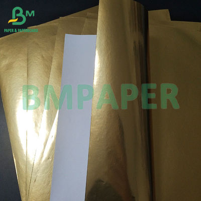 Papel metálico al por mayor Vacuo Plata Aluminizado Resistencia al húmedo Papel metalizado Para la impresión de etiquetas de bebidas