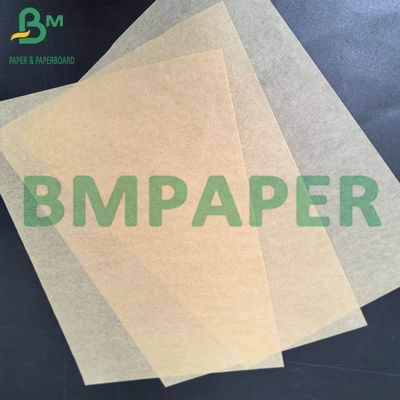 35 gramos de papel kraft de lado único brillante MG dorado marrón con nervadura para el embalaje