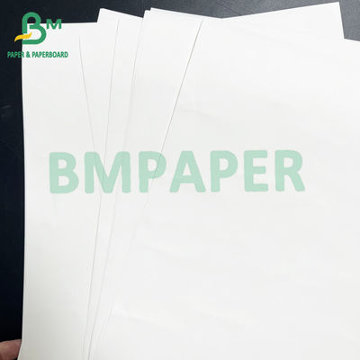 80gm Buena estabilidad de impresión Papel Kraft Blanqueado Blanco para embalaje de alimentos