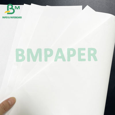 80gm Buena estabilidad de impresión Papel Kraft Blanqueado Blanco para embalaje de alimentos