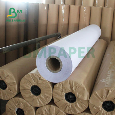 Papel de trama sin recubrimiento para máquina de cortar de 45 gramos 60 gramos 165cm 190cm x 250m