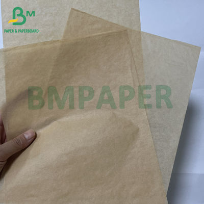 Papel de bolsas de alimentos 32gm 40gm Excelente protección contra el aceite Papel Kraft