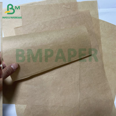 Papel de bolsas de alimentos 32gm 40gm Excelente protección contra el aceite Papel Kraft
