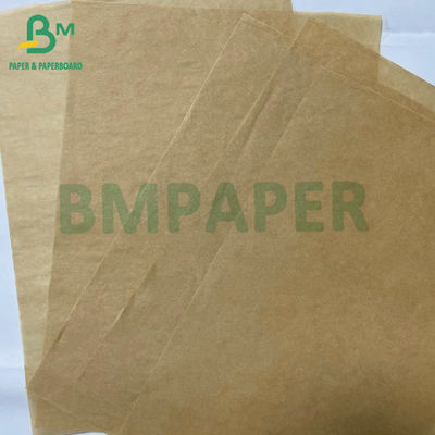 Papel Kraft respetuoso con el medio ambiente y resistente a la grasa para el embalaje de alimentos