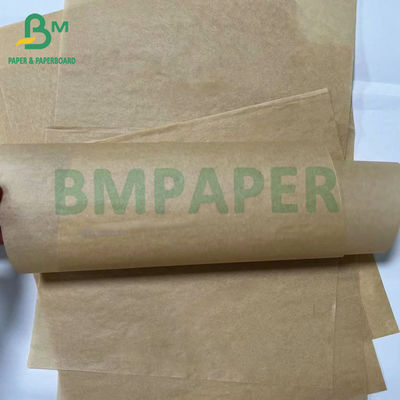 Papel Kraft respetuoso con el medio ambiente y resistente a la grasa para el embalaje de alimentos