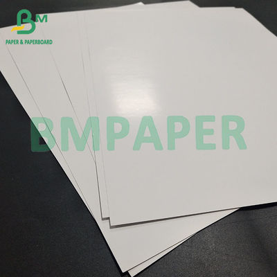 Hojas de embalaje de papel de sofá revestido de dos lados y brillante para el folleto del producto