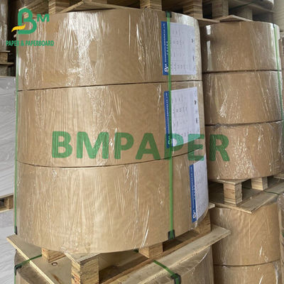 35gm 40gm Papel de protección contra el aceite Papel blanco a prueba de grasa en carretes Tamaño personalizado para envoltura de alimentos