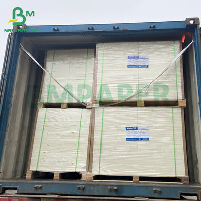 Buena estabilidad de impresión 250gm cartón blanco para cosméticos caja