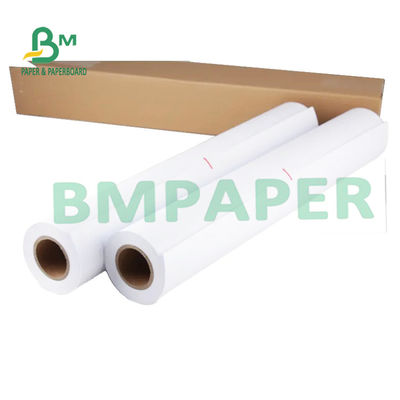 80gm Buena capacidad de impresión Papel de fianza CAD de rollo blanco liso Premium