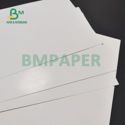 80# 100# C2S Papel de texto revestido de color blanco brillante para perchas de puertas 24' x 36'