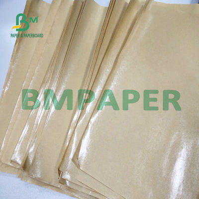 40g 45g 50g Papel de pulpa de bambú brillante marrón MG Kraft para bolsa de transporte