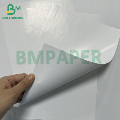 Papel de etiqueta autoadhesivo de 80 gramos blanco antistatico recubierto de un lado