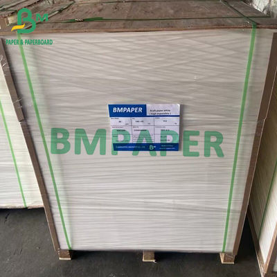 70gm 80gm 90gm Papel Kraft Blanco Blanqueado de Alta Expansibilidad