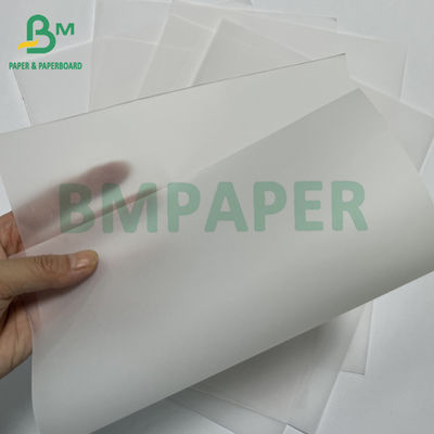 93gm suave fácilmente visible a través de papel transparente reciclable