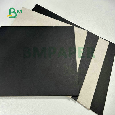 61 X 86cm Foto álbum Páginas 1.5mm 2mm 3mm 1 lado Libro negro de encuadernación de la tabla con la espalda gris para la caja de regalos