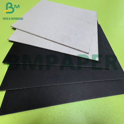 2 mm de alta rigidez de cartón negro duplex reciclable con fondo gris para el marco de la foto