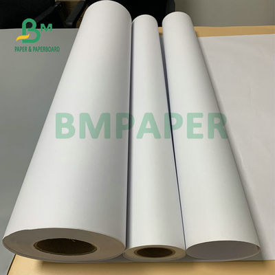 36' X 300ft Revestido de 28 libras de CAD Plotter Papel de Enlace Rollo de 3' Core