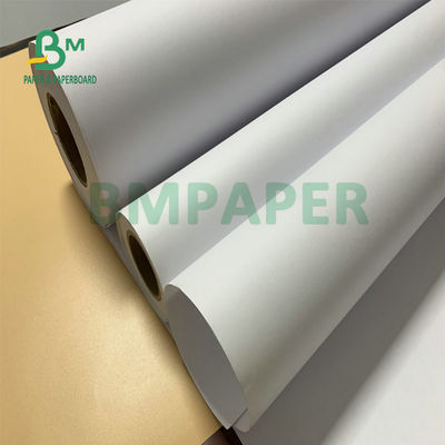 36' X 300ft Revestido de 28 libras de CAD Plotter Papel de Enlace Rollo de 3' Core