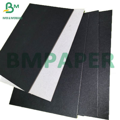 1 mm 2 mm de cartón de dibujo pesado de una cara de papel negro de tarjeta para impresión