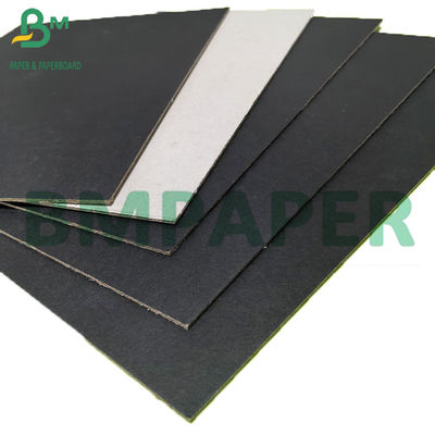 1 mm 2 mm de cartón de dibujo pesado de una cara de papel negro de tarjeta para impresión