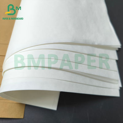 Bolsas de alta resistencia marrón y blanco de papel Kraft 80gm 90gm de papel Kraft extensible