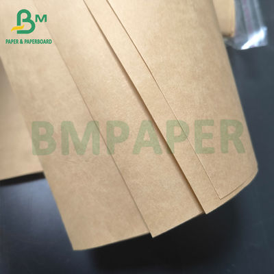 Bolsas de alta resistencia marrón y blanco de papel Kraft 80gm 90gm de papel Kraft extensible