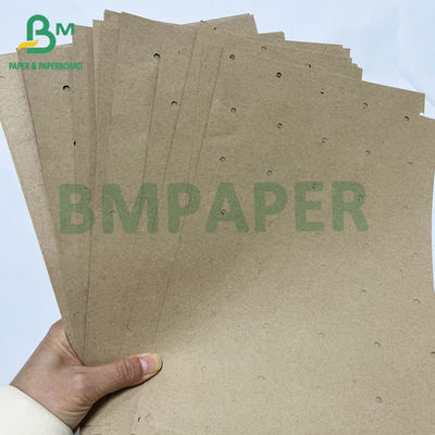 70 gramos de papel kraft de perforación de fondo de agujero redondo reciclable para fábrica de prendas de vestir