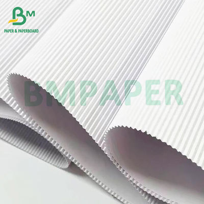 3 capas de papel de flauta negro blanco E papel de cartón corrugado para cajas