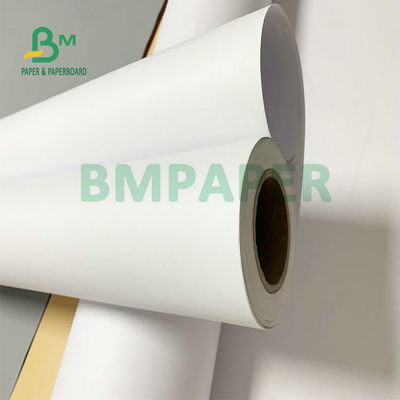 24' x 300ft 20# Papel de enlace de tinta de chorro de papel CAD sin revestimiento 2' núcleo