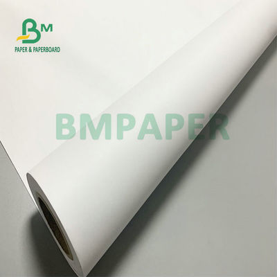 24' x 300ft 20# Papel de enlace de tinta de chorro de papel CAD sin revestimiento 2' núcleo