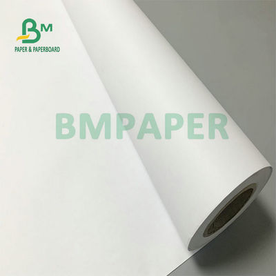 24' x 300ft 20# Papel de enlace de tinta de chorro de papel CAD sin revestimiento 2' núcleo