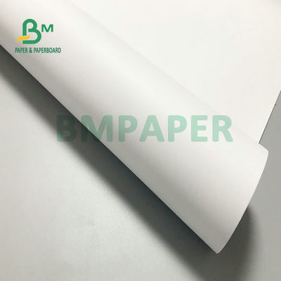 24' x 300ft 20# Papel de enlace de tinta de chorro de papel CAD sin revestimiento 2' núcleo