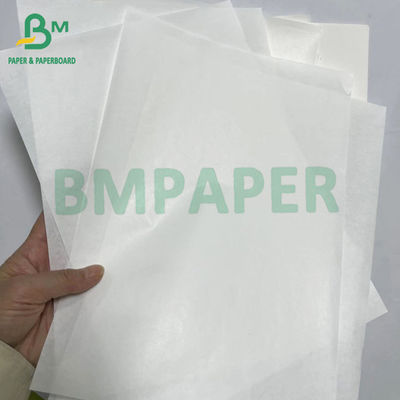 Papel Kraft blanco blanqueado de calidad alimentaria G1S reciclable de 40 gramos