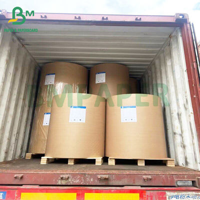 Papel Kraft blanco blanqueado de calidad alimentaria G1S reciclable de 40 gramos