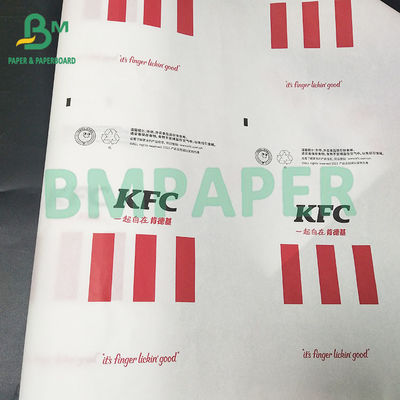 30 50 g Kit de protección ambiental a altas temperaturas 3 Papel a prueba de grasa Hamburguesa Papel de sándwich