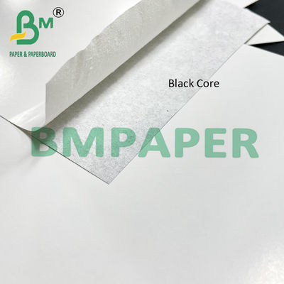 280g 290g 300g Papel de póquer blanco de núcleo negro 63 x 88cm para cartas de juego