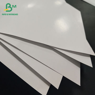 210-400gm Carpeta de cubierta de doble cara recubierta brillante de alto brillo blanco para la cubierta del libro